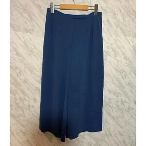 Aritzia Babaton Wide Leg Crop Pants Blue  Size 6